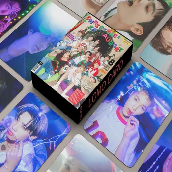 55pcs/set THEBOYZ Nou Album FANTEZIE Album Mici Card LOMO Card LUCIU de BUZE Carte Postala de Imprimare Imprimare Foto Card Cadou Fată Kpop