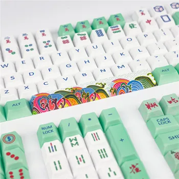 Stil chinezesc Mahjong Sparrow dumnezeu Sublimare a PBT taste XDA tastatură Mecanică personalizate keycap MX Comutator Anne Pro 2 GK61