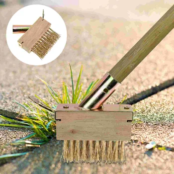 Sârmă Plivitul Perie Moss Remover Grădinărit Oțel Sol Crack Eliminarea Fisuri Instrument Curte De Ștergere Curățare Covor De Curățare