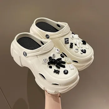 2023 Vara Noi de Moda pentru Femei Sandale EVA Moale Platforma Papuci de sex Feminin în aer liber, Gol Pantofi Respirabil Zapatos De Mujer
