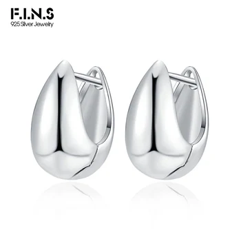 F. I. N. S Design Original, Pur 925 Sterling Silver Cercei În Formă De Arc Geometrice Ureche Piercing Bijuterii Fine Pendientes Plata