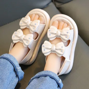 Fete Elegante Sandale De Vară Versatil, Noul 2023 Copii Moda Anti-Alunecos Copii Pantofi Casual Moale Breatheable Pantofi De Plaja