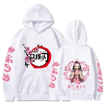 2023 Demon Slayer Hanorac Kamado Nezuko Grafice Imprimate Hanorace Jachete Femei Casual Streetwear Harajuku Câteva Pulovere