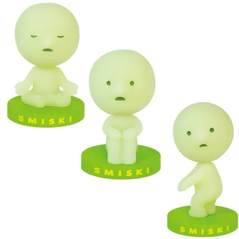 Kawaii Pop Mart Smiski dand din Cap Figurine Jucarii de Decompresie jucarii Decoratiuni Model Cadouri de Ziua de nastere Pentru Copii