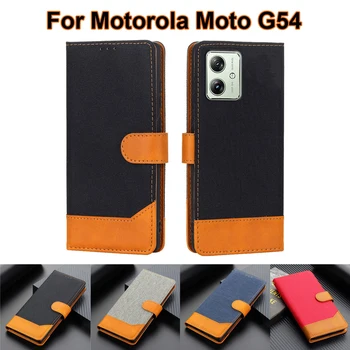 Protecția Magntic Caz Pentru Motorola Moto G54 5G чехол Carte Capas Cazuri de Telefon din Piele Pentru Carcasas Moto G54 XT-2343-1 Flip Cover