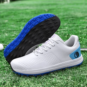 Pantofi de Golf Barbati Anti-alunecare Respirabil Golf Adidasi Pantofi Impermeabil Sporturi în aer liber, jucător de Golf, Adidași