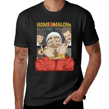 Acasă Malone Tricou, Singur Acasa Mashup Tricou T-Shirt estetice haine Scurte t-shirt plus size t shirts mens alb t shirt