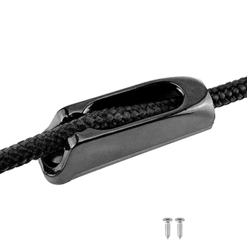 Coarda de Nylon Clamp Clemă de Cablu 2PC 50*15*20mm 8 Grame Bord Negru Ușor Să se Adapteze Marine de Vânzare la Cald de Înaltă Performanță