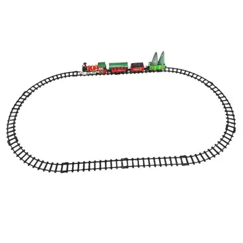 Cale ferată Set Devreme Jucarii Educative Puzzle Jucării de Crăciun Tren Electric Set de Tren pentru Fete Baieti Copii mici Cadouri de Vacanță