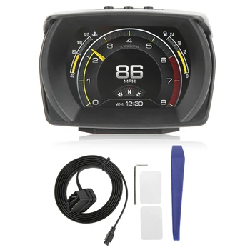 HUD Inclinometer Vina Clar de Afișare HUD Plug and Play Parbriz GPS pentru Transport Pe Drumuri