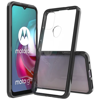 Anti Scratch Armura Caz Pentru Motorola Moto G10 G30 Cazuri G 20 rezistent la Șocuri TPU Bara de protectie Crystal Clear Telefon Acoperă Pentru Moto G20 Funda