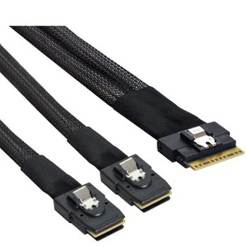 Durabil SLIM SAS SF-8654 8I la 4 Porturi MINI SAS 8087 Cablu pentru Conectare la Server