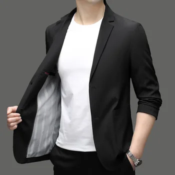 7696-T-Tineri costum de afaceri mici costum bărbați formale sacou