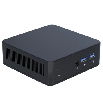 Mini PC-ul fără ventilator Ryzen 7 3750H 5 3550H Windows 11 HDMI 2.0 și Mini-DP Port Corp Ușor Suport Linux Puterea de Auto Mici PC
