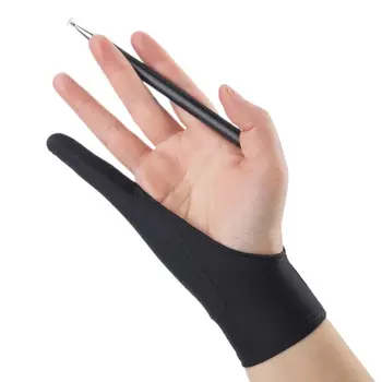 Stylus Anti-Scratch Albastru Negru Gri Roz antivegetative Pictura Mănușă Ecran Mănuși cu Două Degete de Mănușă Tabletă de Desen Manusa