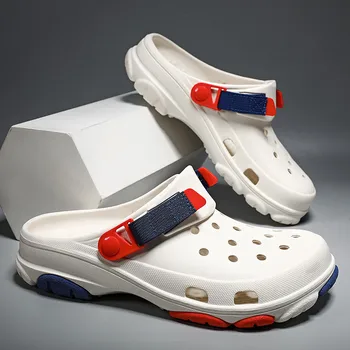 Trendy Sandale în aer liber, Om de Vară 2023 Confortabil Platforma Saboti pentru Barbati, Non-Alunecare Pantofi de Plaja Unisex Papuci de casă Sandalias Hombre