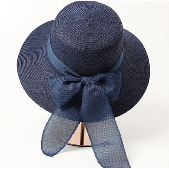 Pălării de vară pentru Femei de Pălărie de Protecție Lenjerie Arc Fisheman Pălărie de Paie Calatorie de Vacanta Plaja Hat Umbra Clasic Mare Refuz de Pălărie 햇빛 차단용 모자