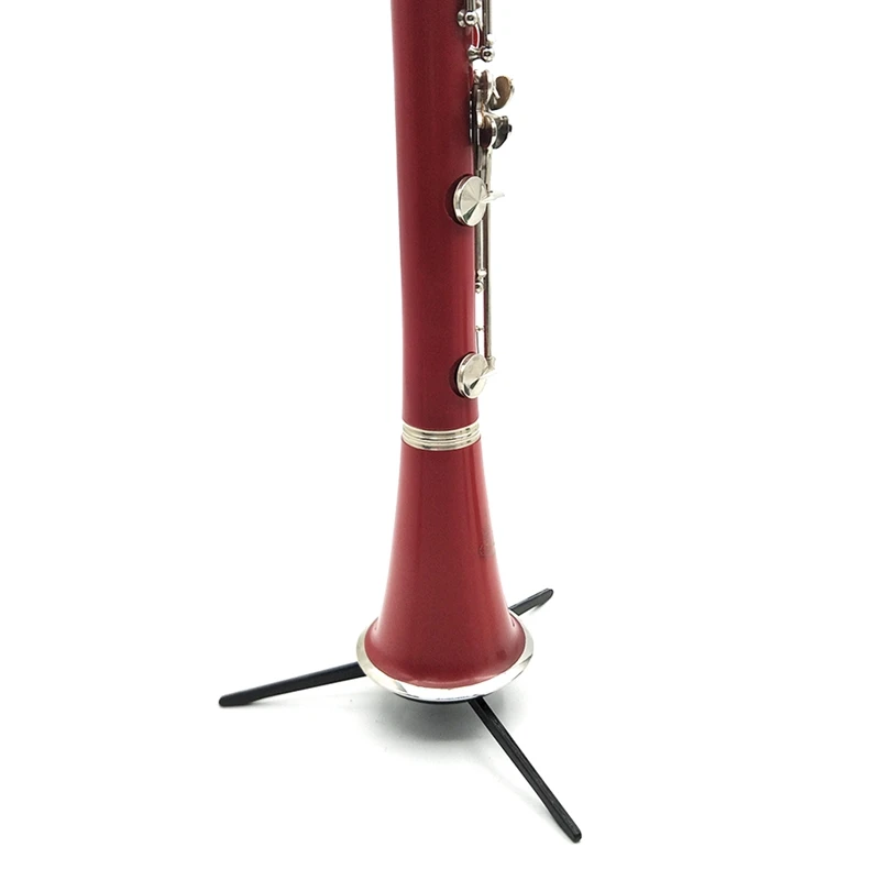 1Set Portabil Detasabila Clarinet Sta Clarinet Display Stand cu Trei Picioare Instrument Stand