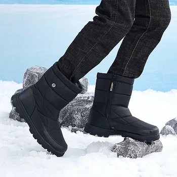 New Sosire Adidași Bărbați Femei Impermeabil Drumeții Pantofi Super Cald Cizme De Zăpadă În Aer Liber De Mers Pe Jos Pantofi Sport Unisex Pantofi Glezna