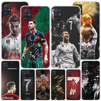CR7 Football Star R-Ronaldo Phnoe Caz pentru Samsung Galaxy A51 A50S A71 A70 A40 A41 A30 A31 A21S A20S A10S A21S A6 A7 A8 A9 Acoperi