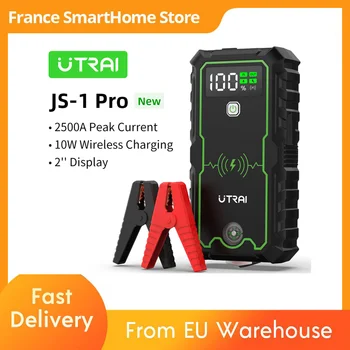 UTRAI Jump Starter Portabil Putere Banca 2500A Incarcator Auto Booster 12V Auto Dispozitiv de Pornire de Urgență Baterie Auto Starter