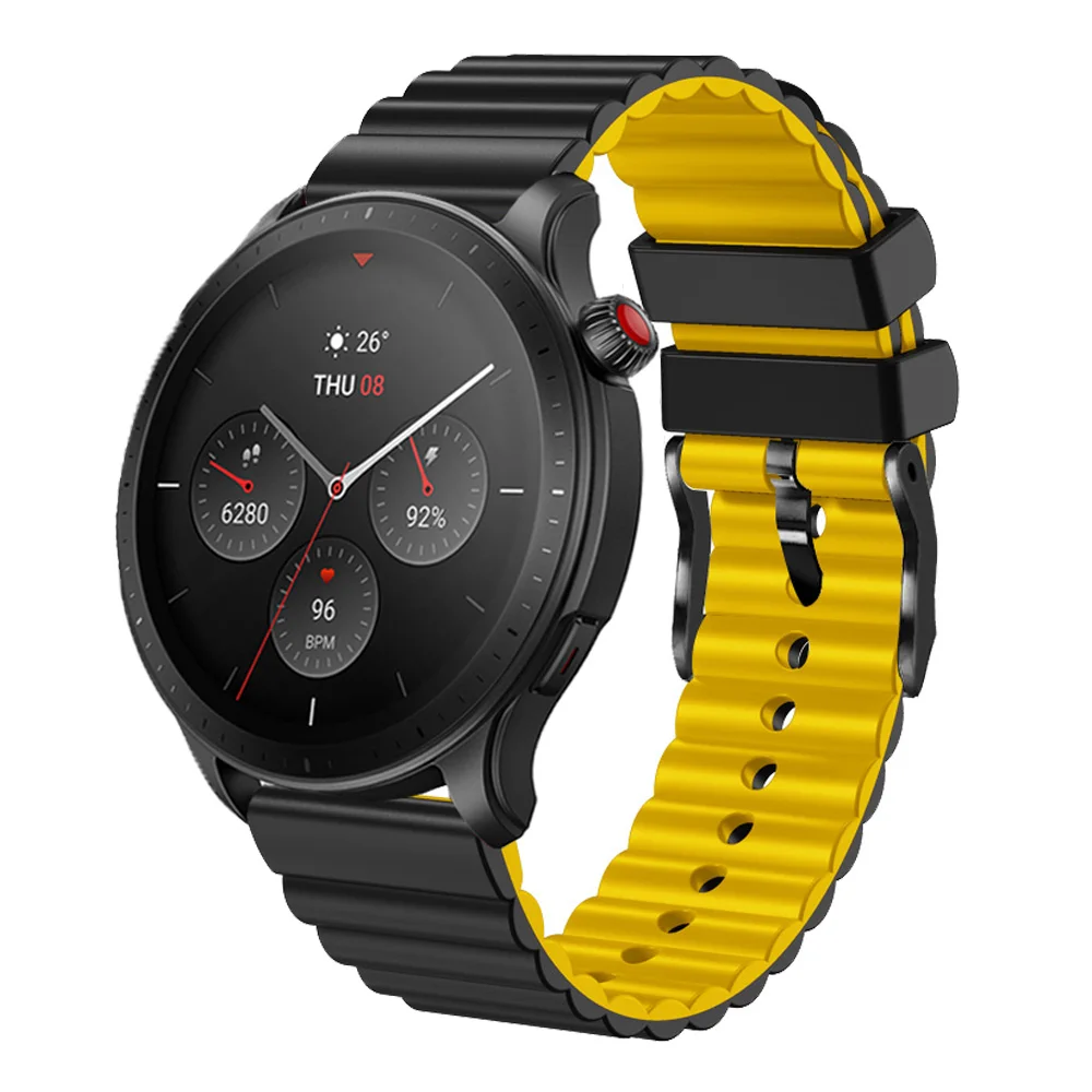 22mm Watchband Pentru Xiaomi Huami Amazfit GTR 47mm 3 3 Pro Band Smart Curea de Ceas Pentru Amazfit GTR 4 2 2e Bratara de Silicon Correa