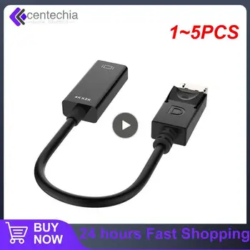 1~5PCS la HDMI compatibil HD transferul cablu DisplayPort mici shell DP la HDMI video compatibil cu cablu de transfer 4K 60Hz