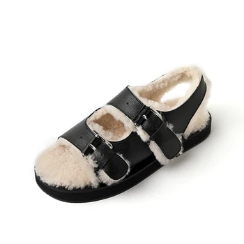 (YYDD) de Brand din Piele Lambswool Confortabil Elegant Pompe de Femei Pantofi cu Toc, Rochie Petrecere de Birou Dimensiuni 34-39