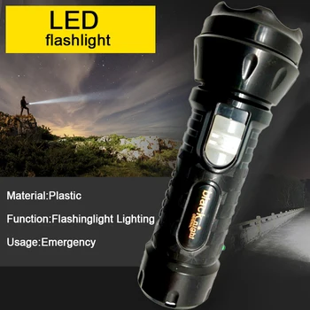 De mare Putere Plastic ABS Reîncărcabilă Lanterne LED-uri în aer liber Camping Lanterna Portabil de Pescuit Lumina Puternica Lanterna