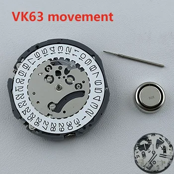 VK63A Cuarț Circulație Data La ora 3 Ceas Cronograf Circulație VK SERIE VK63A VK63 Ceas Calendar Unic
