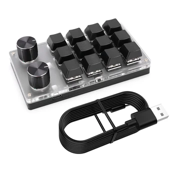 Macro Personalizat Tastatură De Gaming Butonul De 12 Cheie + 2 Buton Programabil Mecanice Tastatura