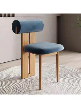 Wabi-sabi stil din lemn masiv material scaun de luat masa Nordic machiaj Japoneză scaun homestay designer de personalitate creatoare de agrement scaun