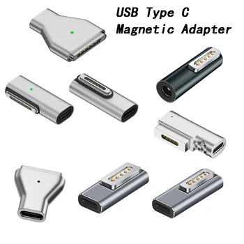Tip C Magnetic USB C PD Adaptor pentru Apple Magsafe 3 MacBook Air/Pro 2021-2023 Indicatorul luminos de Încărcare Rapidă Plug 140W Converter