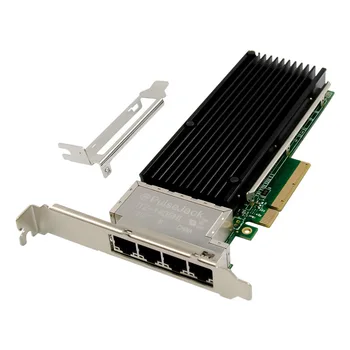 PCI-E 10 Gigabit Network Card X710-DA4 Patru Port Computer Desktop Server RJ45 Qunhui Calculator Soft de Rutare