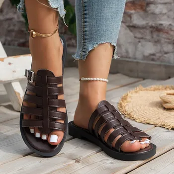 Femei Sandale 2023 Noi Apartamente Papuci de Designer Casual Flip-Flops Pantofi de Plaja Vara Slide Acasă Femme Zapatos De Mujer PU1