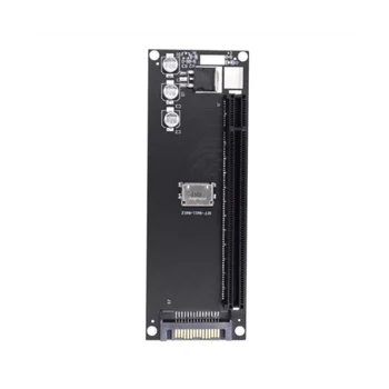 PCIe pentru a SFF-8611 Adaptor,Oculink SFF-8611 să PCIe, PCI-Express 16X 4X cu Adaptor de Alimentare SATA Port pentru Placa Grafica