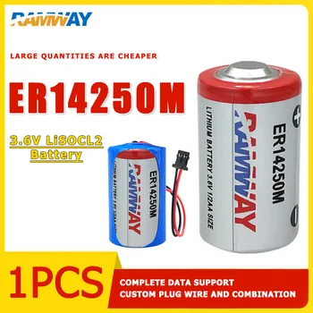 RAMWAY ER14250M litiu battery3.6V poate fi utilizat pentru etichetă electronică de control a temperaturii detector de fum 1/2AA sonda pompa de Insulina