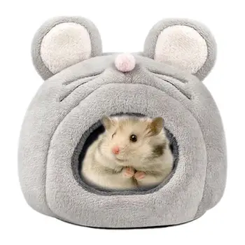 Hamster Nest cobai Ascunzătoarea Moale, Cald, Casa olandeza cu Mouse-ul Drăguț Forma Mini animale de Companie Casa Lavabil Mic Animal de casă Pat pentru Arici