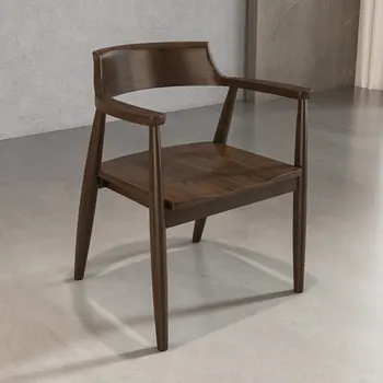 Design de Lux Nordic Moderne, Scaune de luat Masa Accent confortabil la Mijlocul Secolului Mese Scaune din Lemn Vanitatea Cadeira Acasă Mobilier DQ