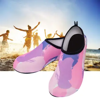 1 Pereche de Înot Șosete Non-alunecare de Înaltă Elastic uscare Rapidă, rezistent la Apă Bărbați Femei Desculț Aqua Pantofi de Plaja si Sporturi De Apa