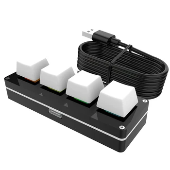 3 Cheie + 1 Buton / 4 Chei RGB Macro Personalizat Tastatură Programabilă Mecanică Tastatura