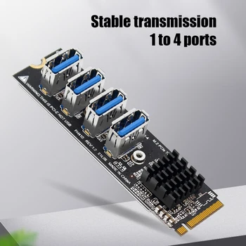 USB3.0 M. 2 Mkey La 4 PCI-E Card de Expansiune de Mare Viteza Hard Disk Adaptor Card Stabil Transmisie Accesorii pentru Desktop-uri