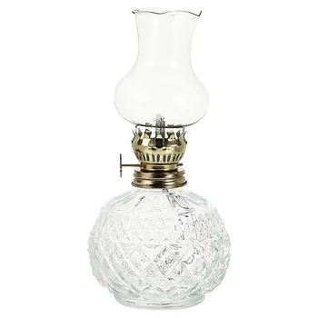 Sticlă De Lampă De Petrol Decor Acasă Stil Vintage Lumina De Ulei De Sticlă Pentru Servicii De Masă Topations