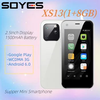 Original SOYES XS13 Cina Mini Smartphone 1GB+8GB WCDMA 3G Android Student Mobil Telefon Mobil Google Play Card Celular