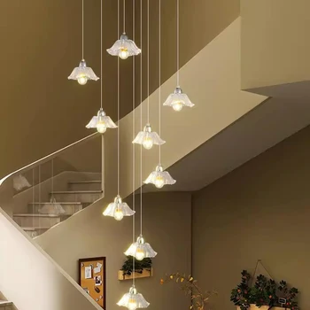 Art Led-uri Candelabru Lampă de Pandantiv Lumina în Cameră Decor Nordic Acasă de Mese de Interior de Tavan Agățat de Viață Hanglamp Woonkamer luciu acasa
