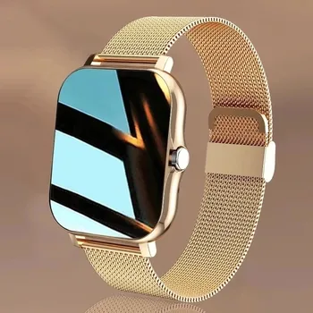 2023 Ceas Inteligent Pentru Barbati Femei Cadou Ecran Tactil Complet De Fitness Sport Ceasuri Bluetooth Apeluri Digital Ceas Smartwatch