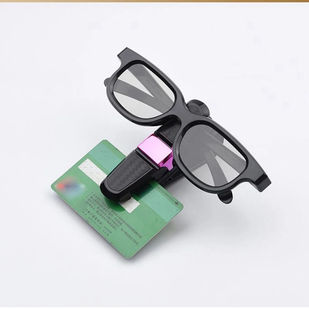 4buc Masina Vizorul ochelari de soare Titularul Cadru Vizor Suport pentru Pix Multifuncțional Auto Parasolar Accesorii pentru Ochelari Card Pen Bilet