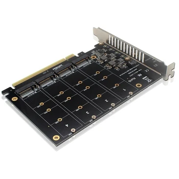 PH44 NVME 4-Matrice de Disc Card PCIE Semnal Split Matrice Card