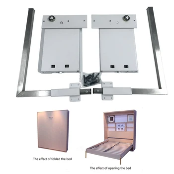DIY Pat Murphy Mecanism cu 9 Bold Izvoare Ascunse Pat Hardware Kituri Ori Pat de Perete Balamale Accesorii Pentru 1m-1,5 m lățime pat