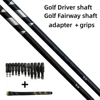 Noi cluburi de Golf ax albastru/negru 5/6 R/S/X grafit material golf driver și Pasei pădure arborelui Instalați adaptorul de prindere